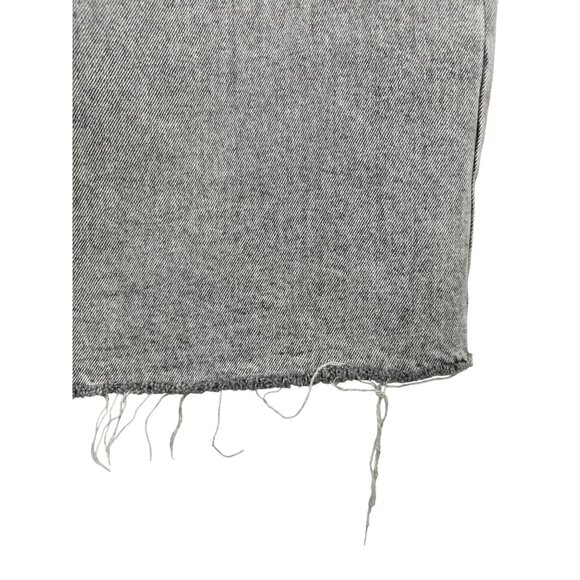 Western Street Grunge ASOS Design Grey Distressed Denim Maxi Skirt, Women's 8 - Picture 8 of 11